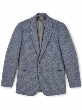Vintage Harris Tweed Arts Tailor Hong Kong Custom Wool Blazer 35S / 36S